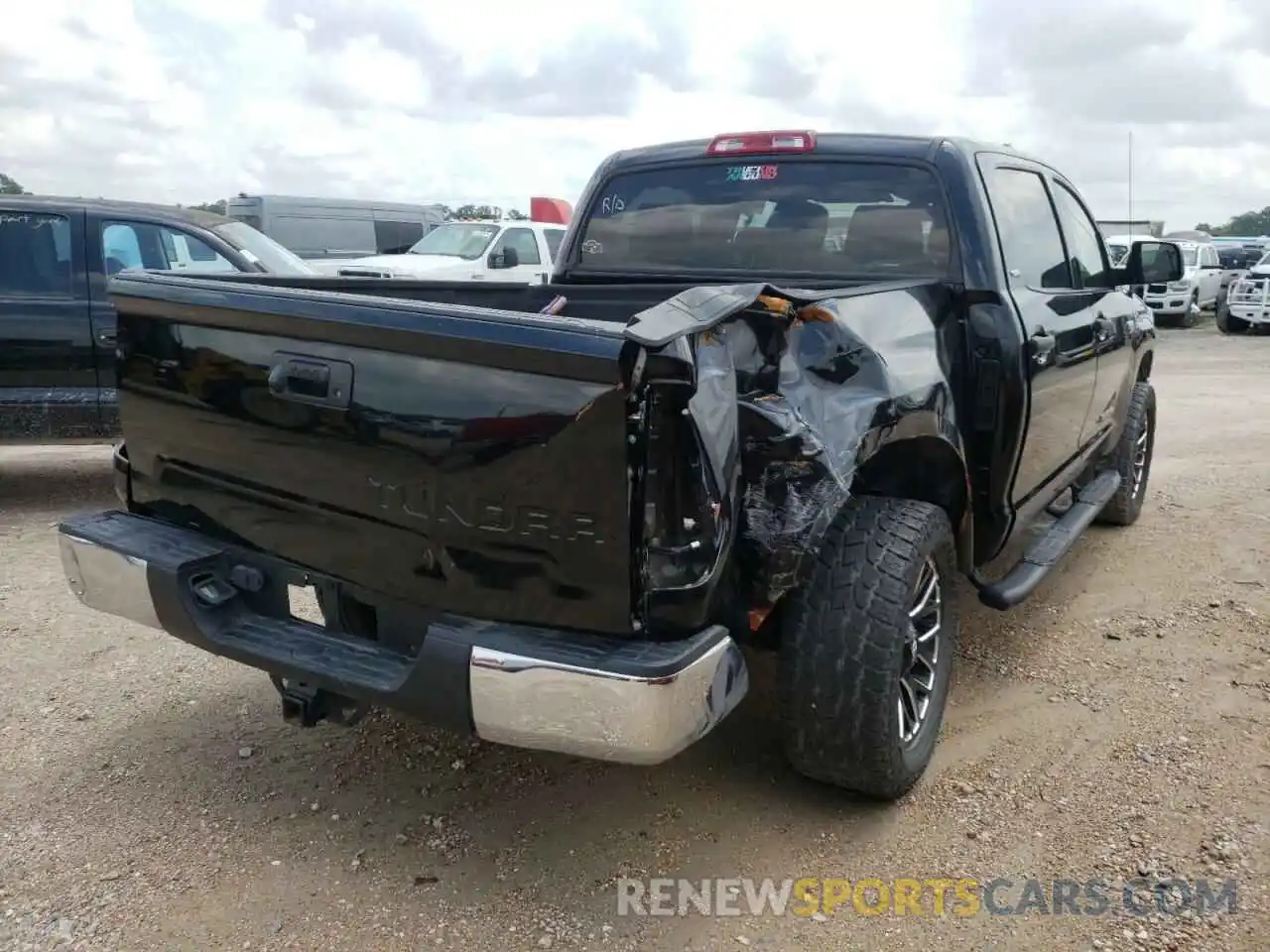 4 Photograph of a damaged car 5TFEY5F10KX250652 TOYOTA TUNDRA 2019