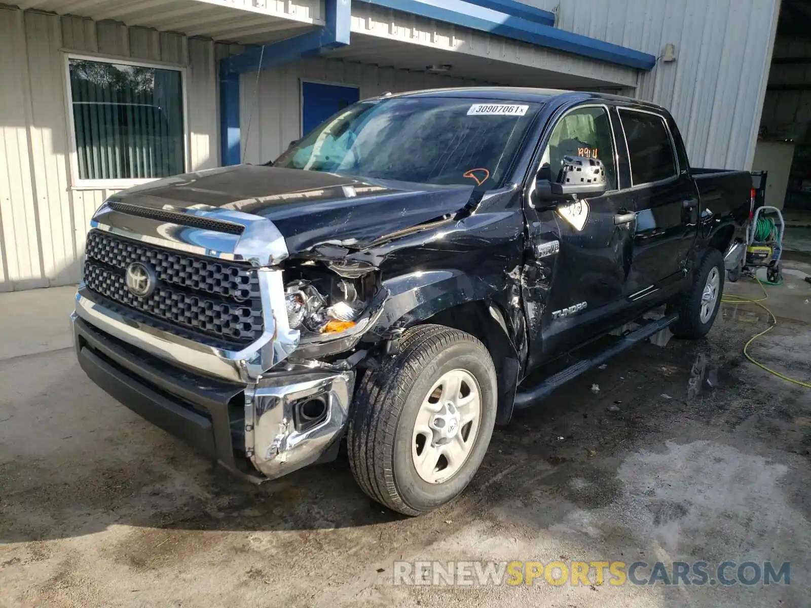 2 Photograph of a damaged car 5TFEY5F11KX251843 TOYOTA TUNDRA 2019