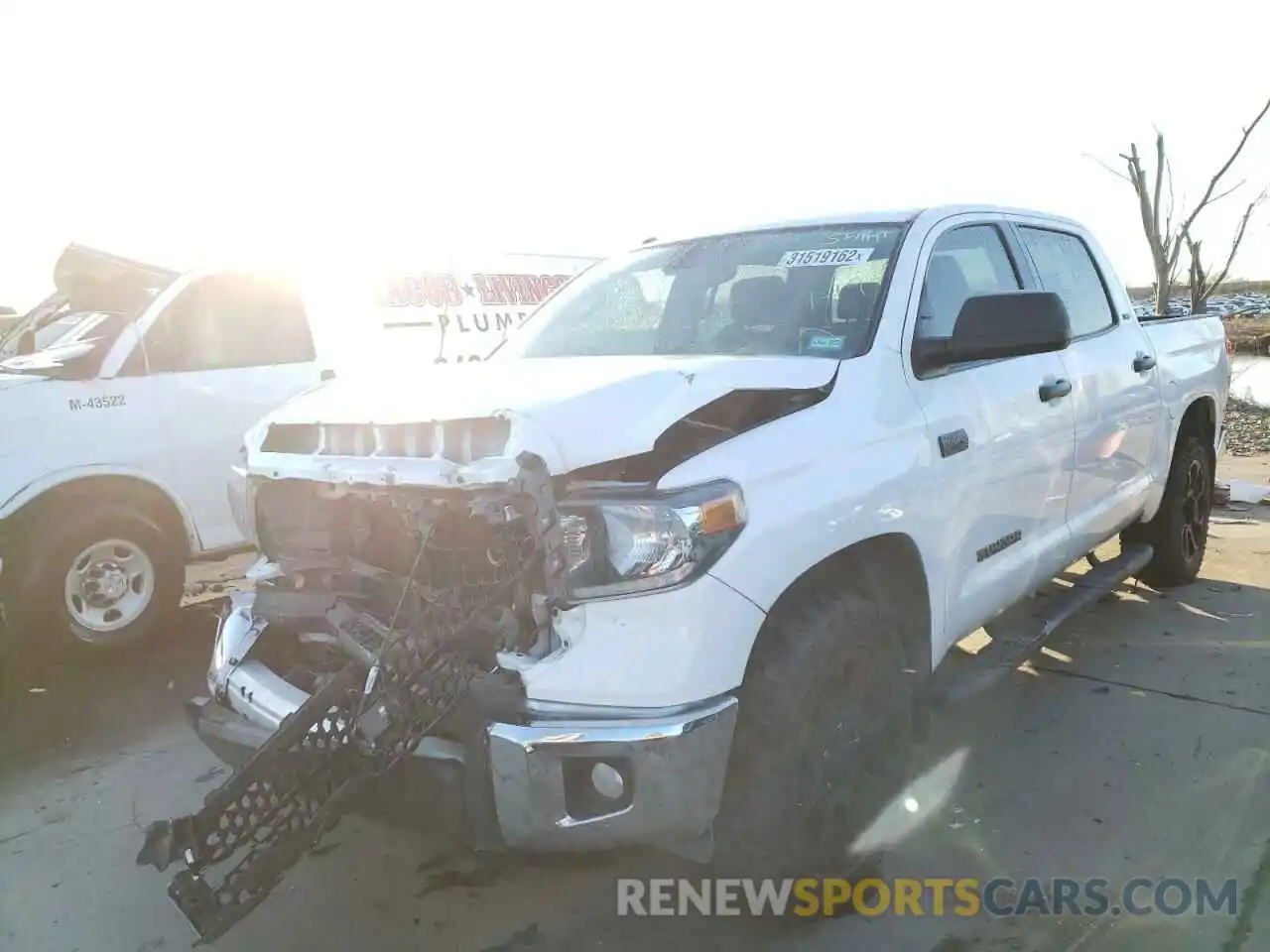 2 Photograph of a damaged car 5TFEY5F11KX253480 TOYOTA TUNDRA 2019