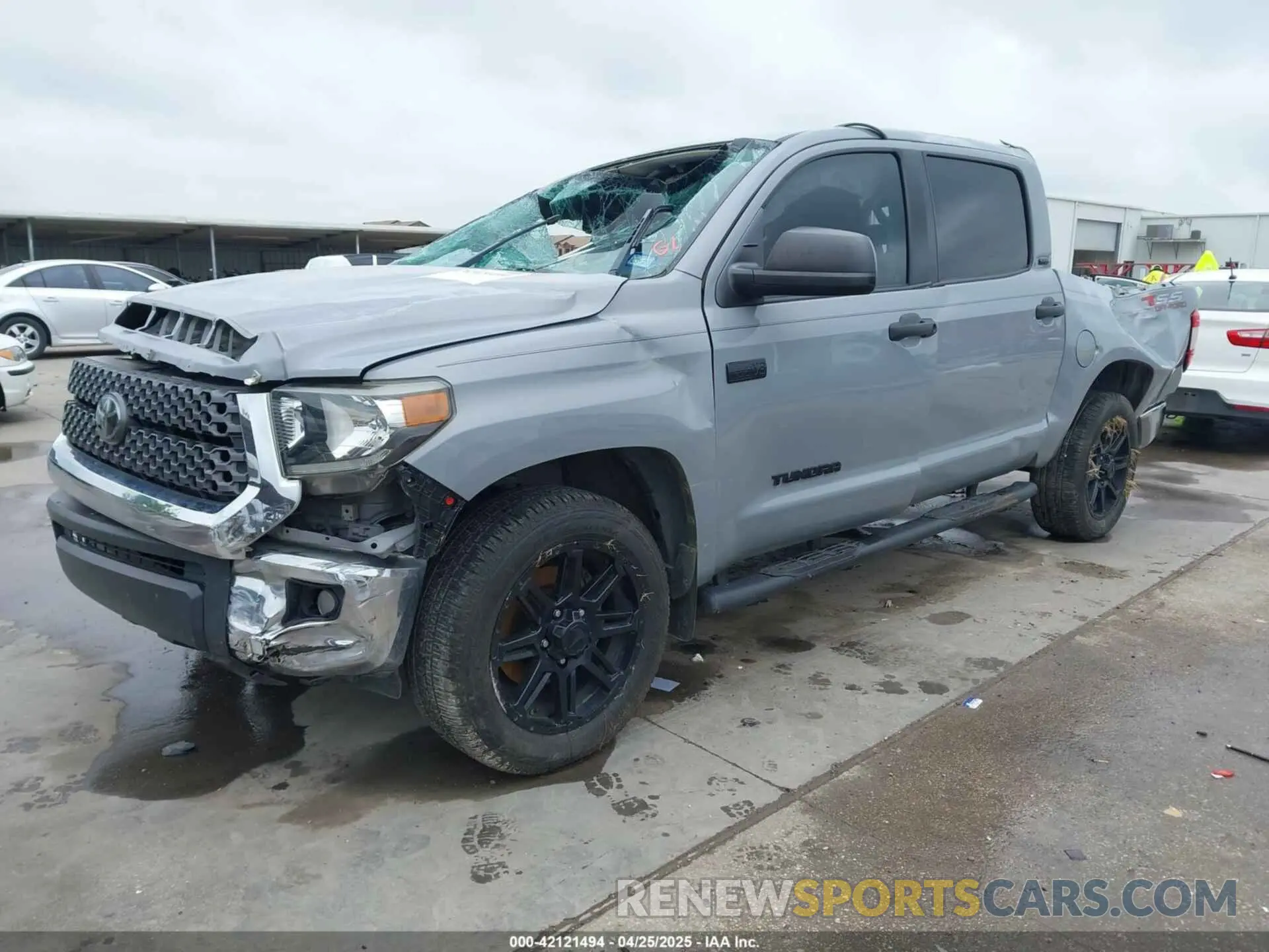 2 Photograph of a damaged car 5TFEY5F12KX245761 TOYOTA TUNDRA 2019