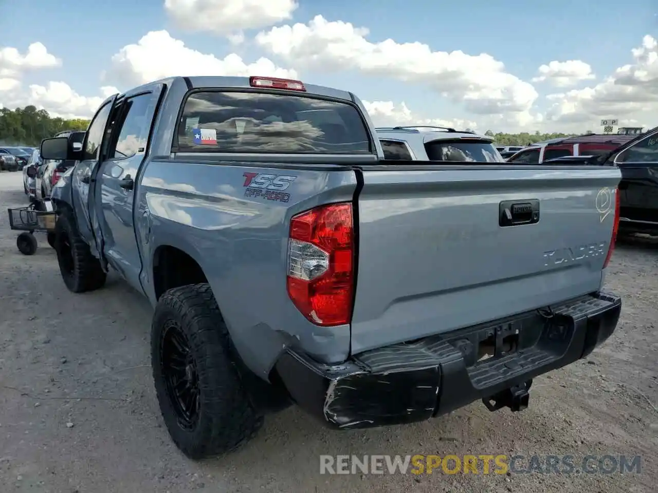 3 Photograph of a damaged car 5TFEY5F12KX248076 TOYOTA TUNDRA 2019