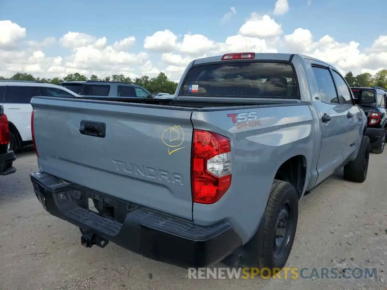 4 Photograph of a damaged car 5TFEY5F12KX248076 TOYOTA TUNDRA 2019