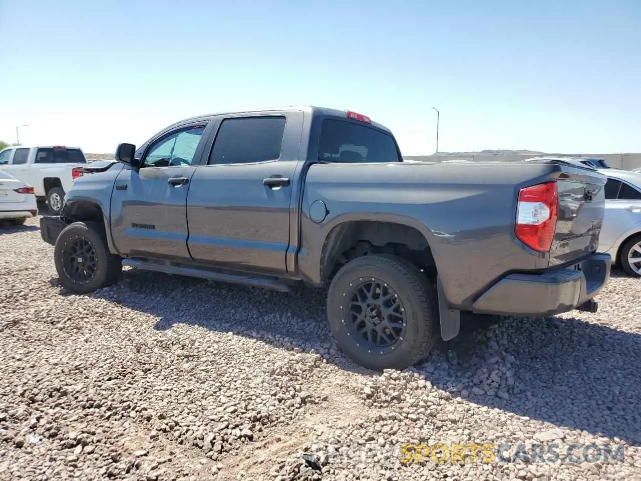2 Photograph of a damaged car 5TFEY5F12KX252032 TOYOTA TUNDRA 2019