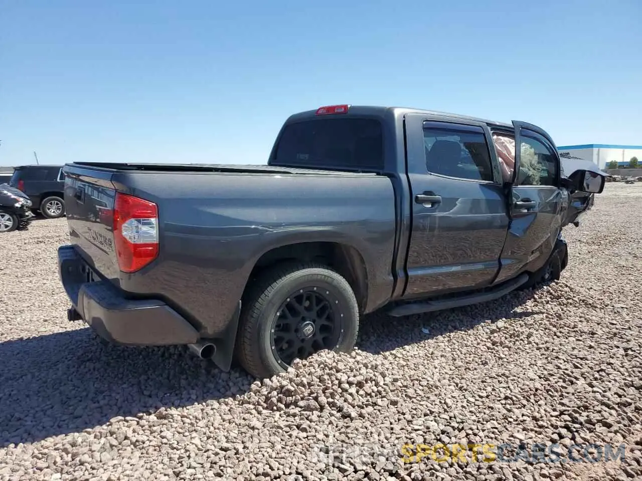 3 Photograph of a damaged car 5TFEY5F12KX252032 TOYOTA TUNDRA 2019