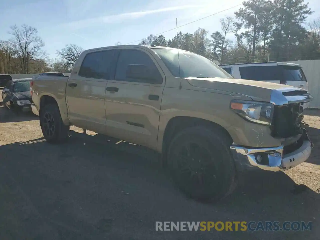 4 Photograph of a damaged car 5TFEY5F12KX253388 TOYOTA TUNDRA 2019