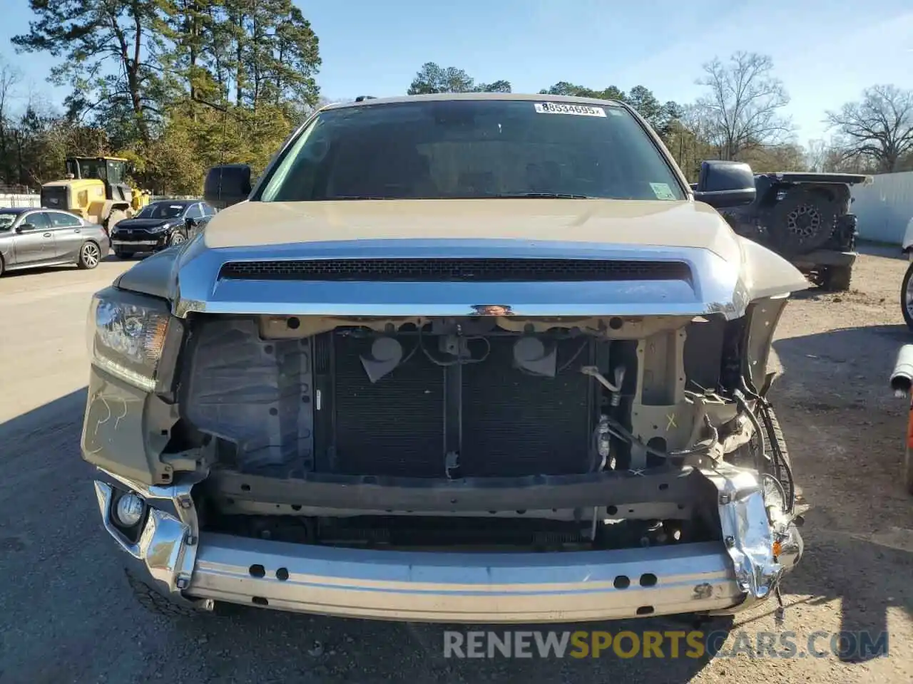 5 Photograph of a damaged car 5TFEY5F12KX253388 TOYOTA TUNDRA 2019