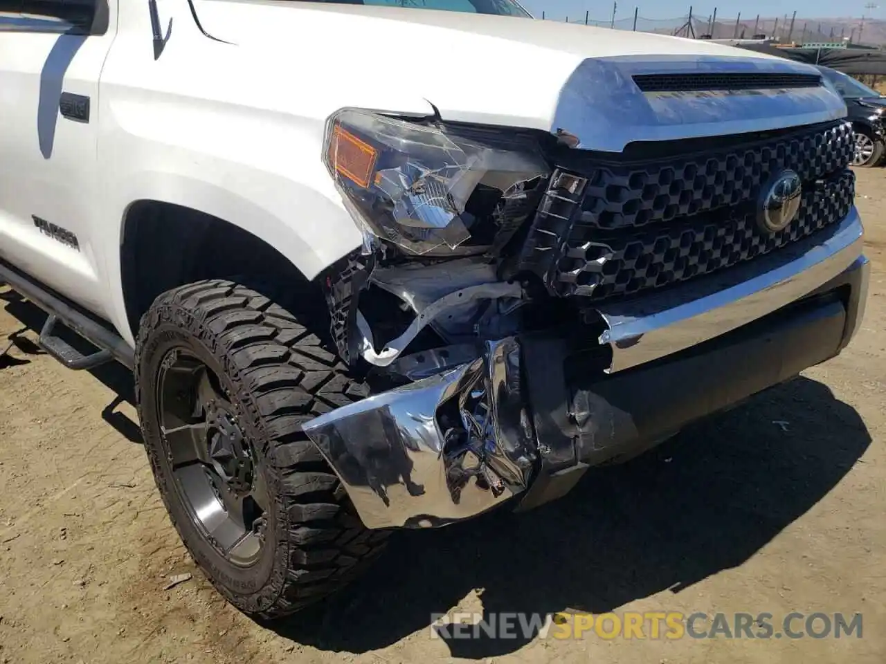 9 Photograph of a damaged car 5TFEY5F12KX253424 TOYOTA TUNDRA 2019