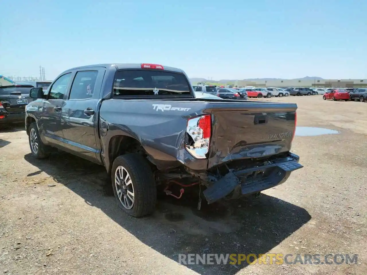 3 Photograph of a damaged car 5TFEY5F13KX246403 TOYOTA TUNDRA 2019