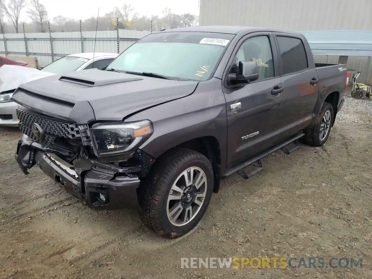 2 Photograph of a damaged car 5TFEY5F13KX248071 TOYOTA TUNDRA 2019