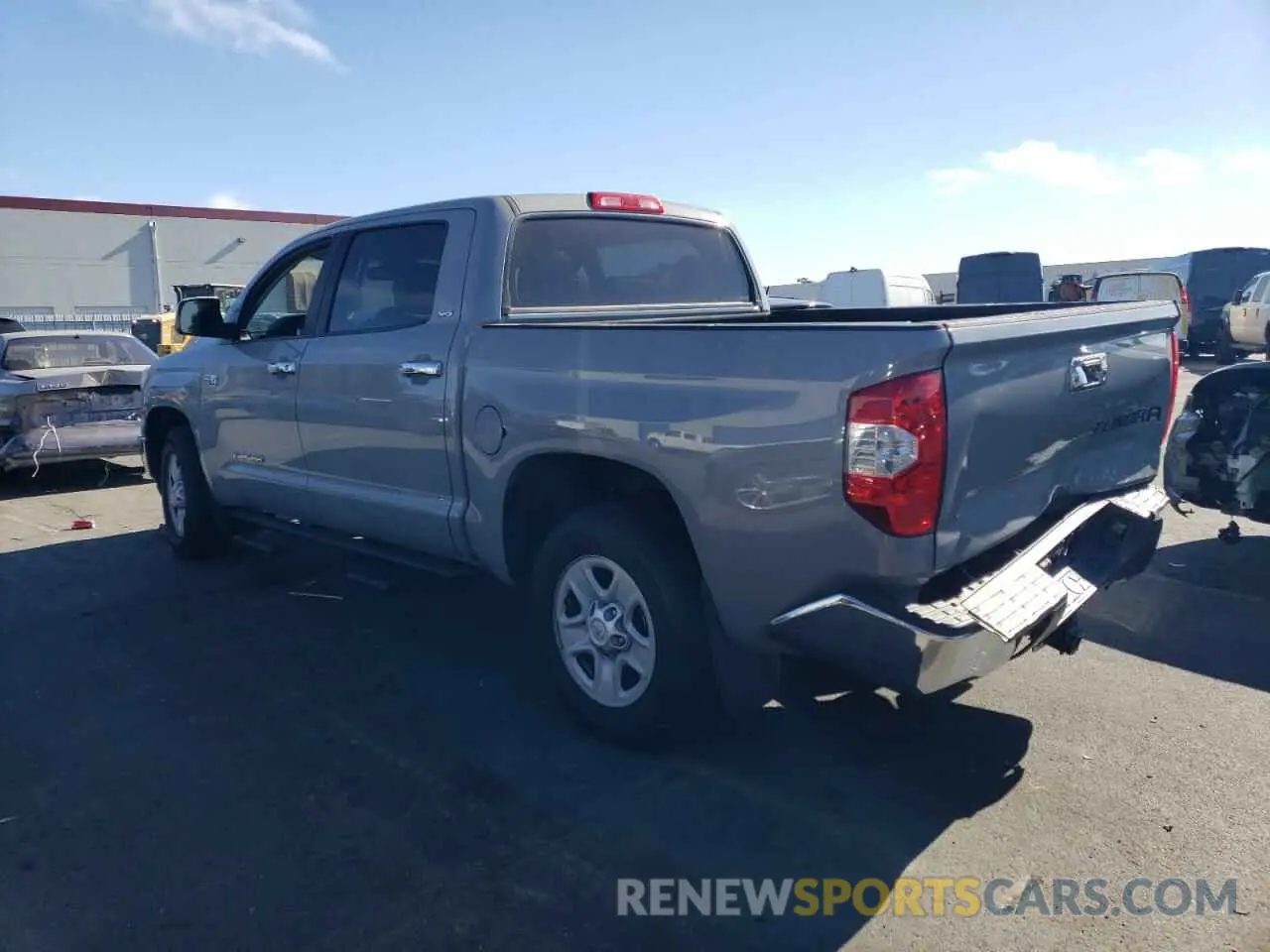 2 Photograph of a damaged car 5TFEY5F13KX250371 TOYOTA TUNDRA 2019