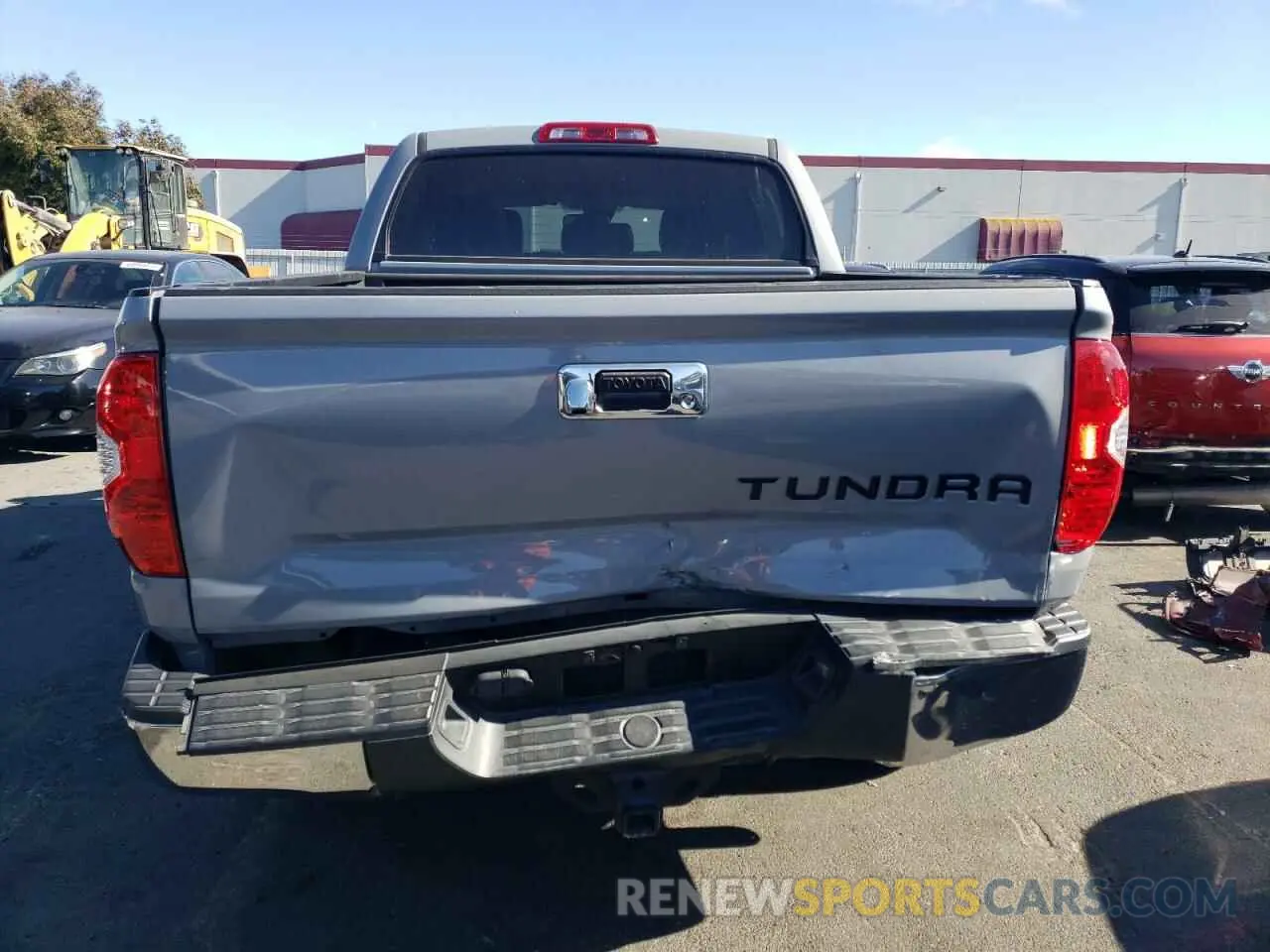 6 Photograph of a damaged car 5TFEY5F13KX250371 TOYOTA TUNDRA 2019
