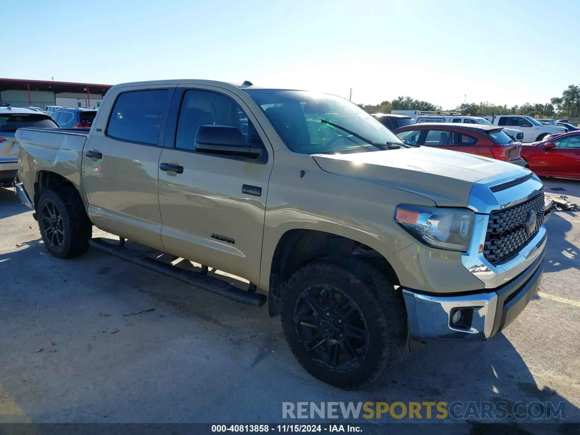 1 Photograph of a damaged car 5TFEY5F13KX251231 TOYOTA TUNDRA 2019