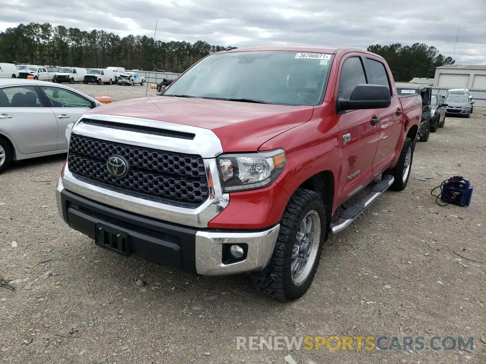 2 Photograph of a damaged car 5TFEY5F16KX254351 TOYOTA TUNDRA 2019