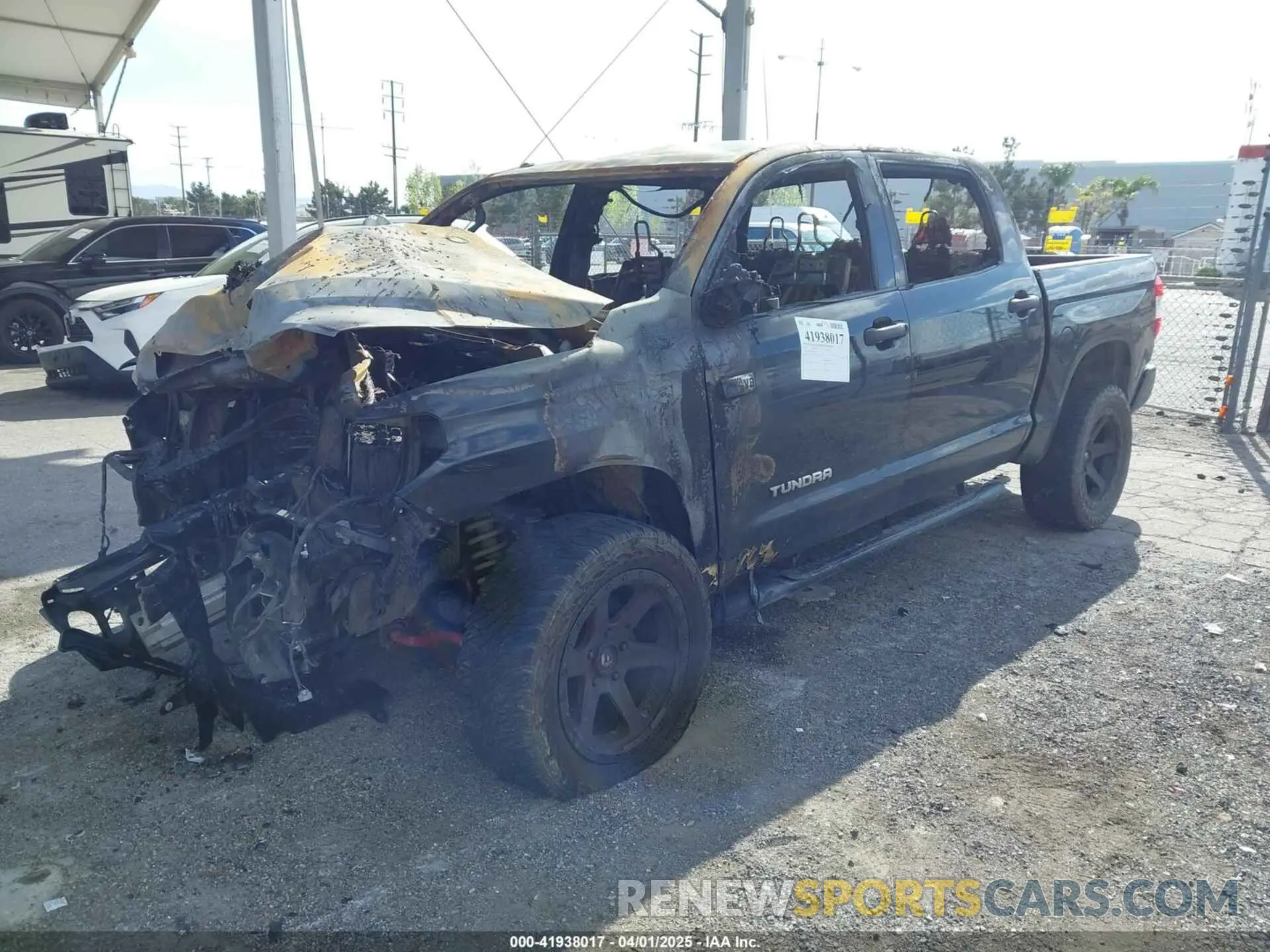 2 Photograph of a damaged car 5TFEY5F17KX245187 TOYOTA TUNDRA 2019