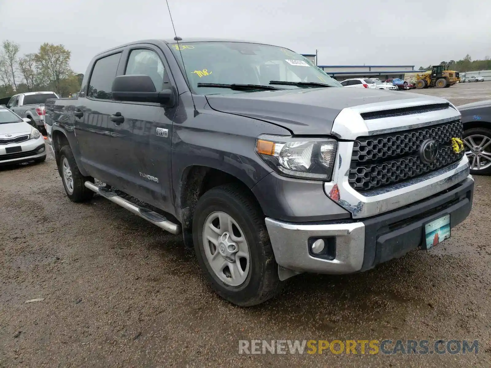 1 Photograph of a damaged car 5TFEY5F17KX254469 TOYOTA TUNDRA 2019