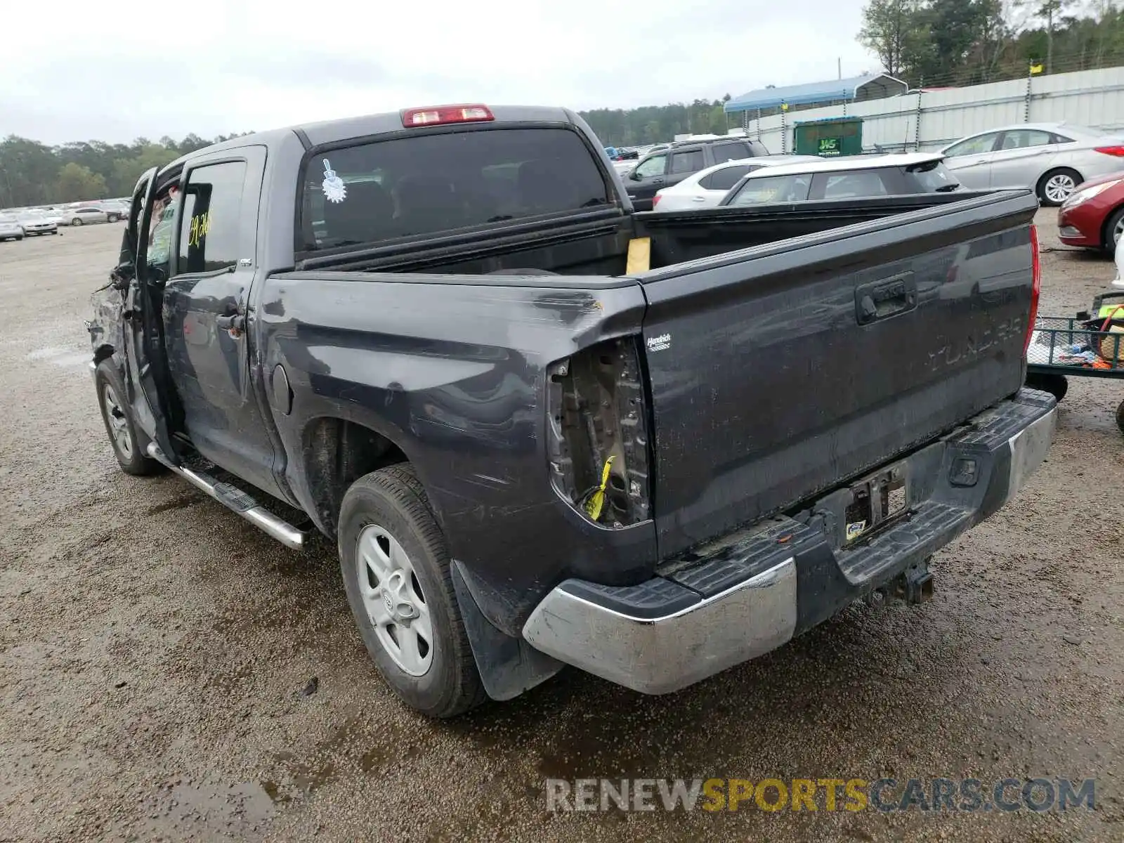 3 Photograph of a damaged car 5TFEY5F17KX254469 TOYOTA TUNDRA 2019