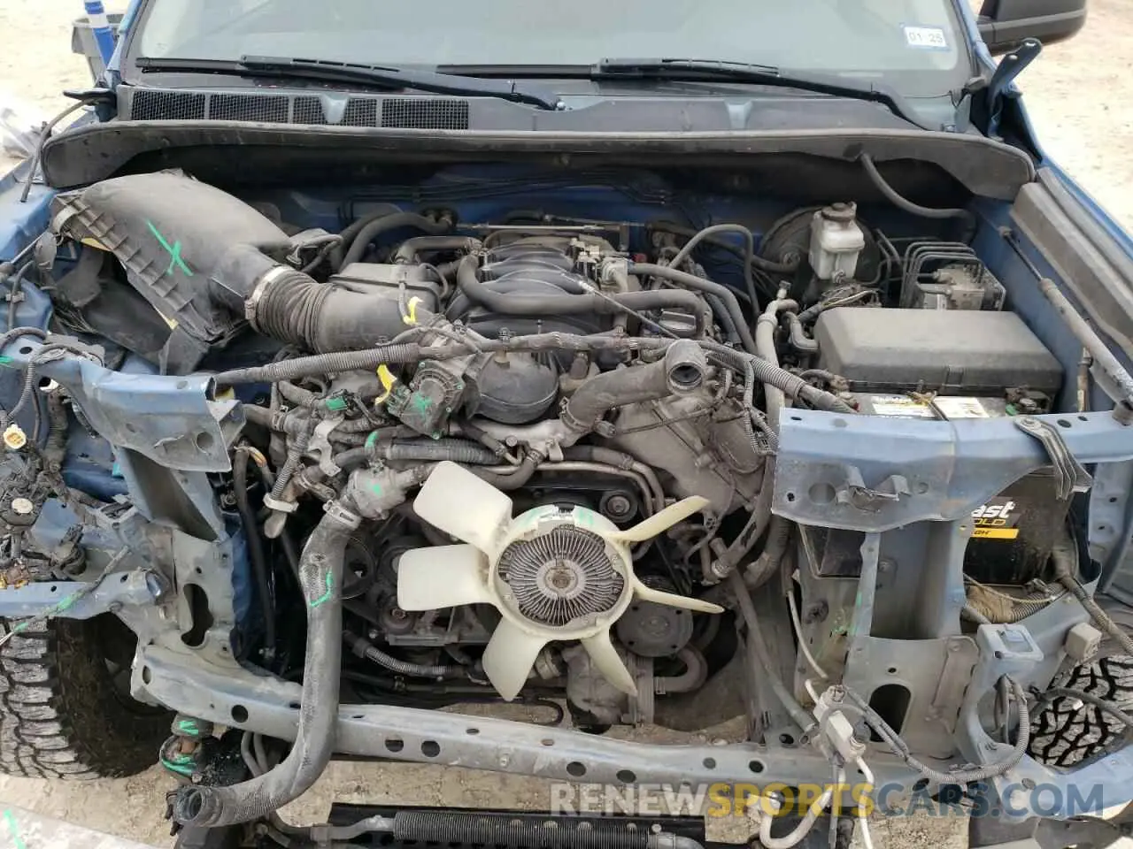 11 Photograph of a damaged car 5TFEY5F18KX246056 TOYOTA TUNDRA 2019