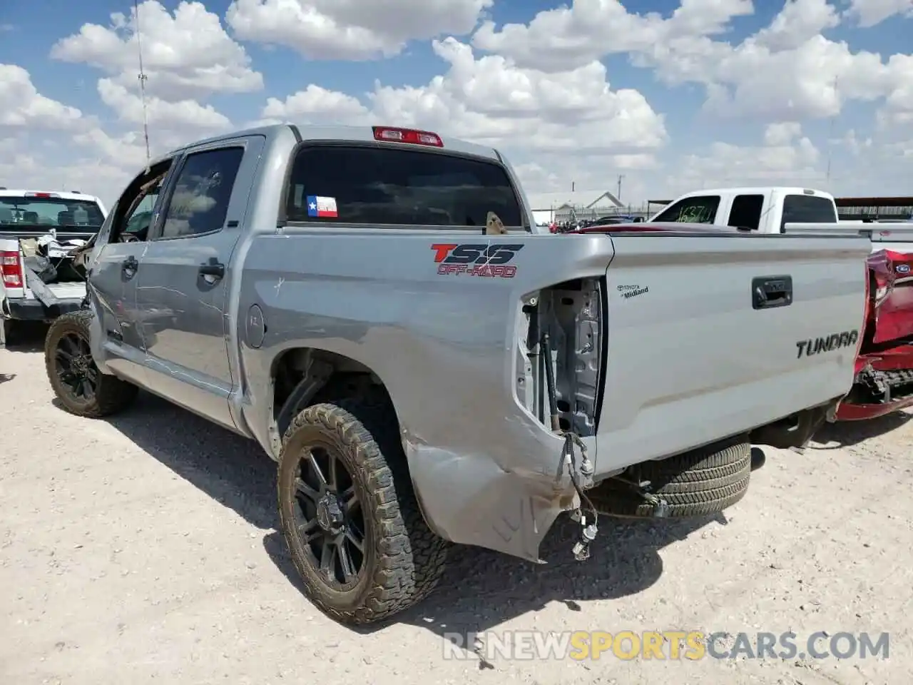 3 Photograph of a damaged car 5TFEY5F19KX244798 TOYOTA TUNDRA 2019