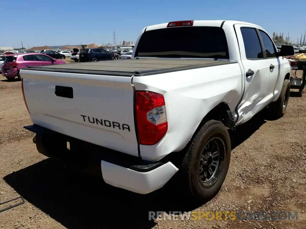 4 Photograph of a damaged car 5TFEY5F19KX246065 TOYOTA TUNDRA 2019