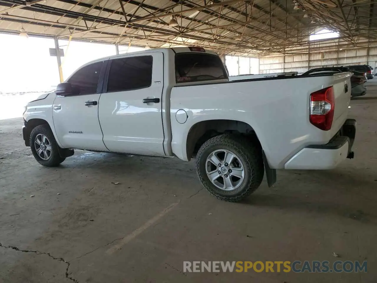 2 Photograph of a damaged car 5TFEY5F1XKX254594 TOYOTA TUNDRA 2019