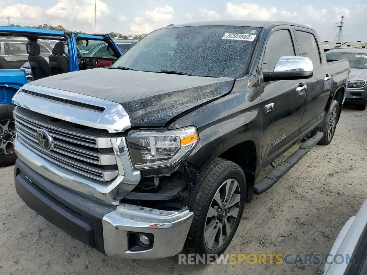 1 Photograph of a damaged car 5TFFY5F16KX248702 TOYOTA TUNDRA 2019