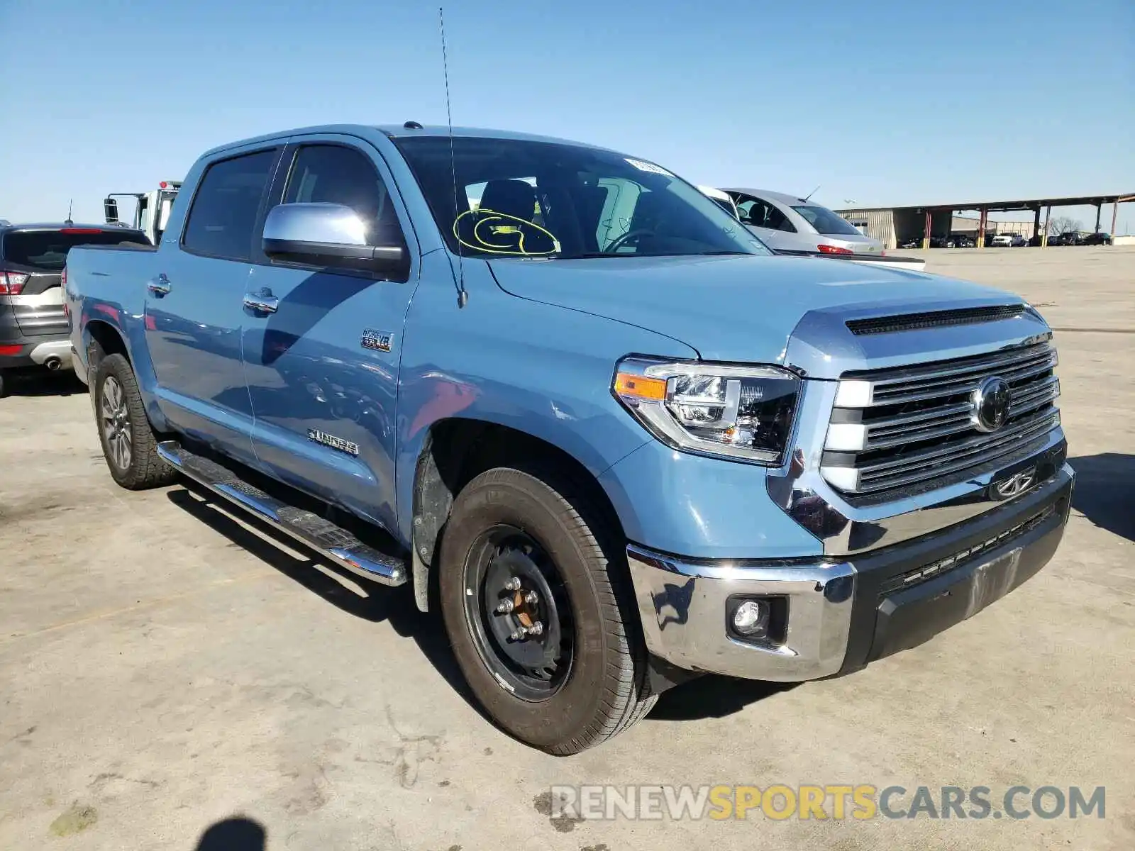 1 Photograph of a damaged car 5TFFY5F16KX249574 TOYOTA TUNDRA 2019