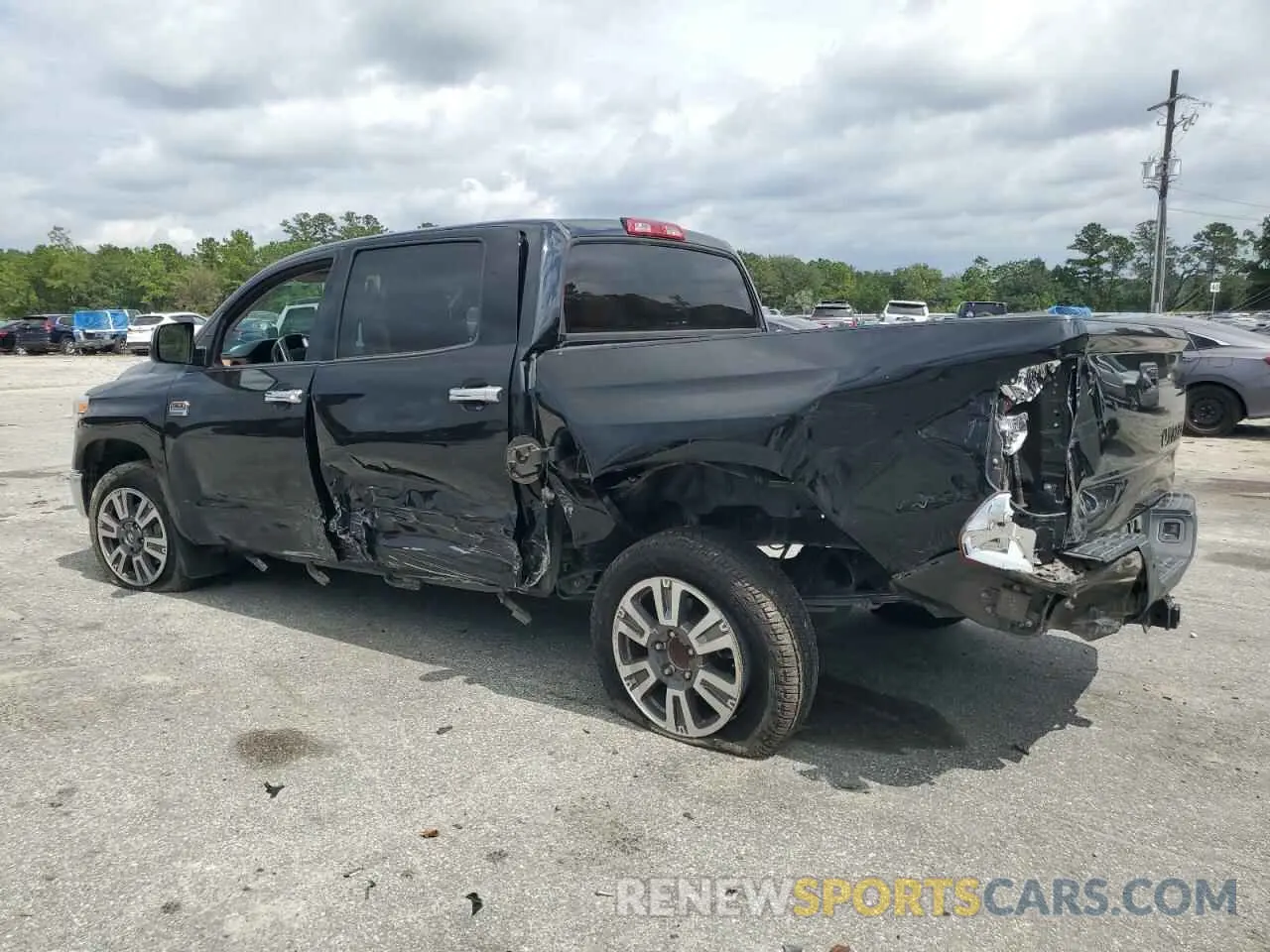 2 Photograph of a damaged car 5TFGY5F15KX245035 TOYOTA TUNDRA 2019