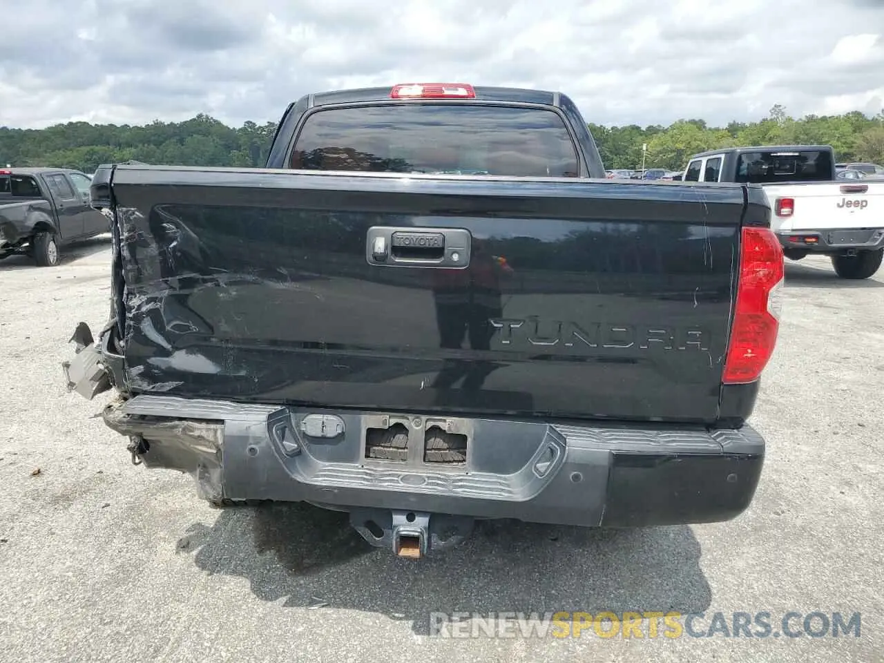 6 Photograph of a damaged car 5TFGY5F15KX245035 TOYOTA TUNDRA 2019