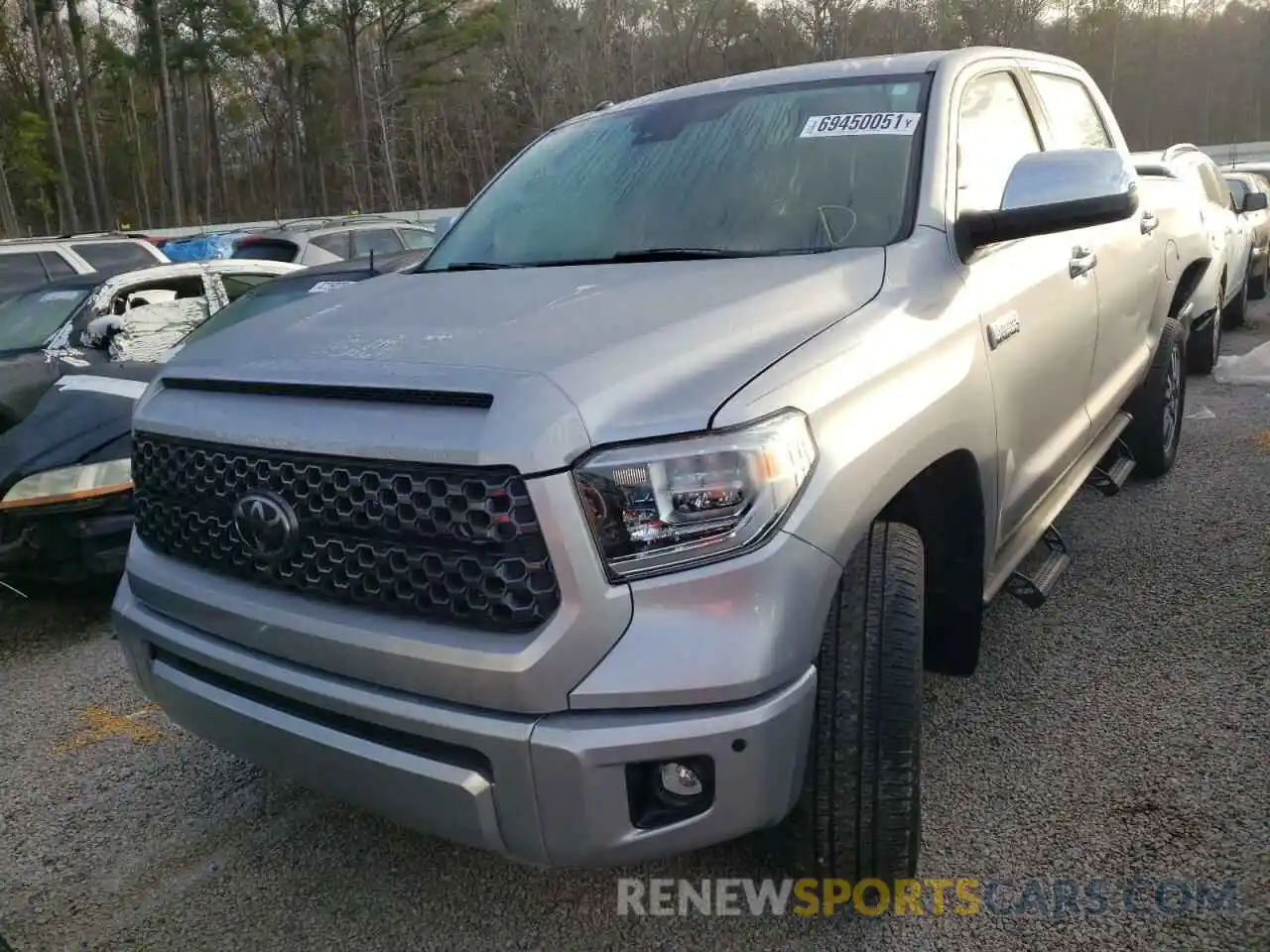 2 Photograph of a damaged car 5TFGY5F19KX244793 TOYOTA TUNDRA 2019