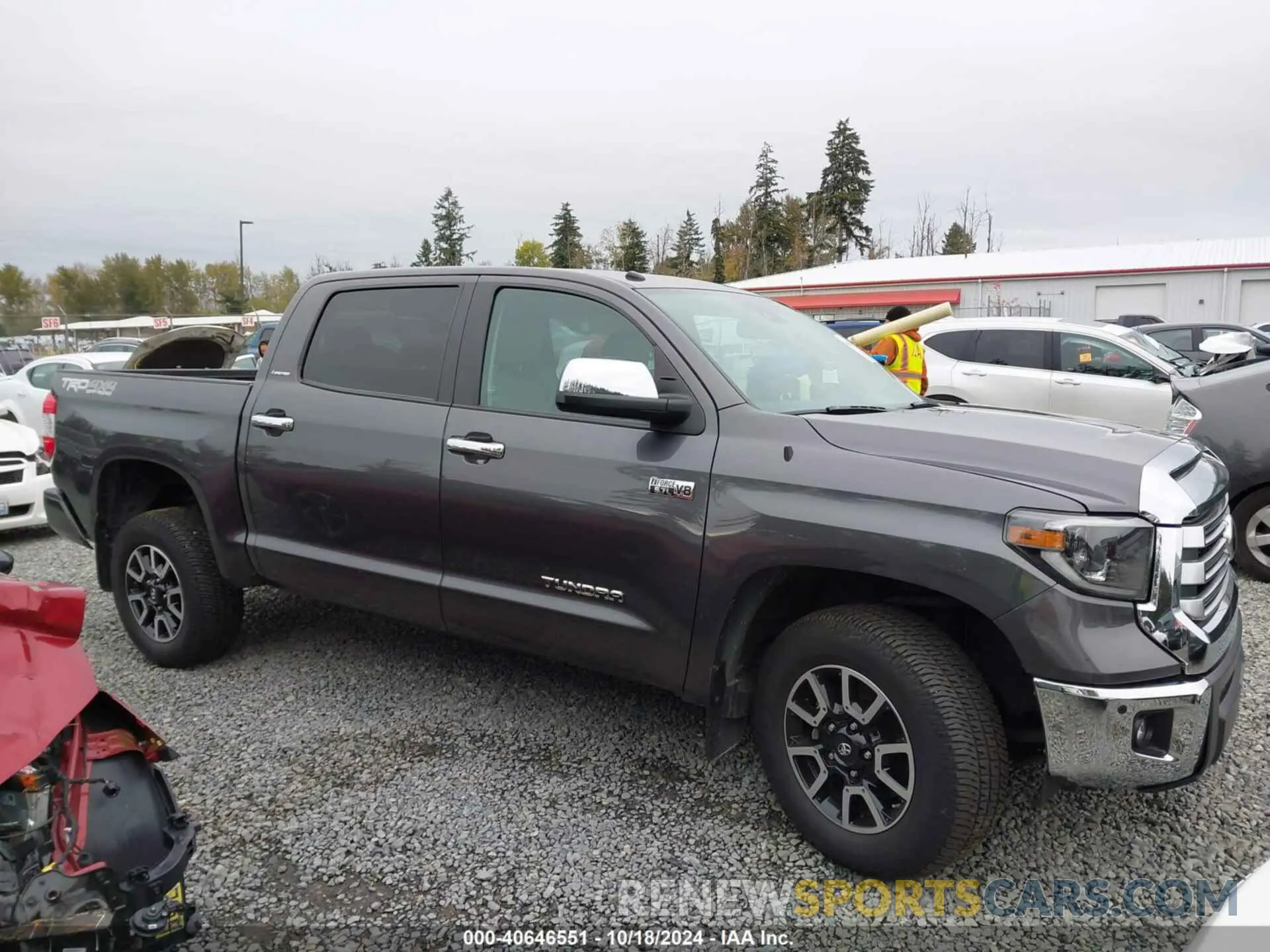 13 Photograph of a damaged car 5TFHY5F10KX794792 TOYOTA TUNDRA 2019
