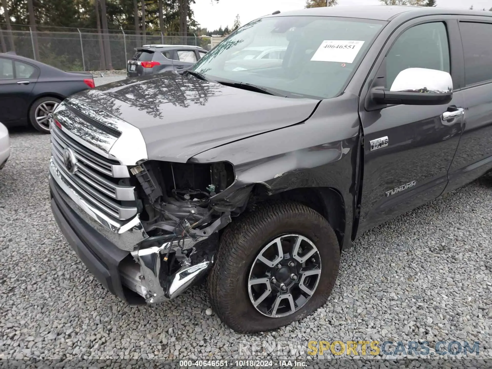 6 Photograph of a damaged car 5TFHY5F10KX794792 TOYOTA TUNDRA 2019