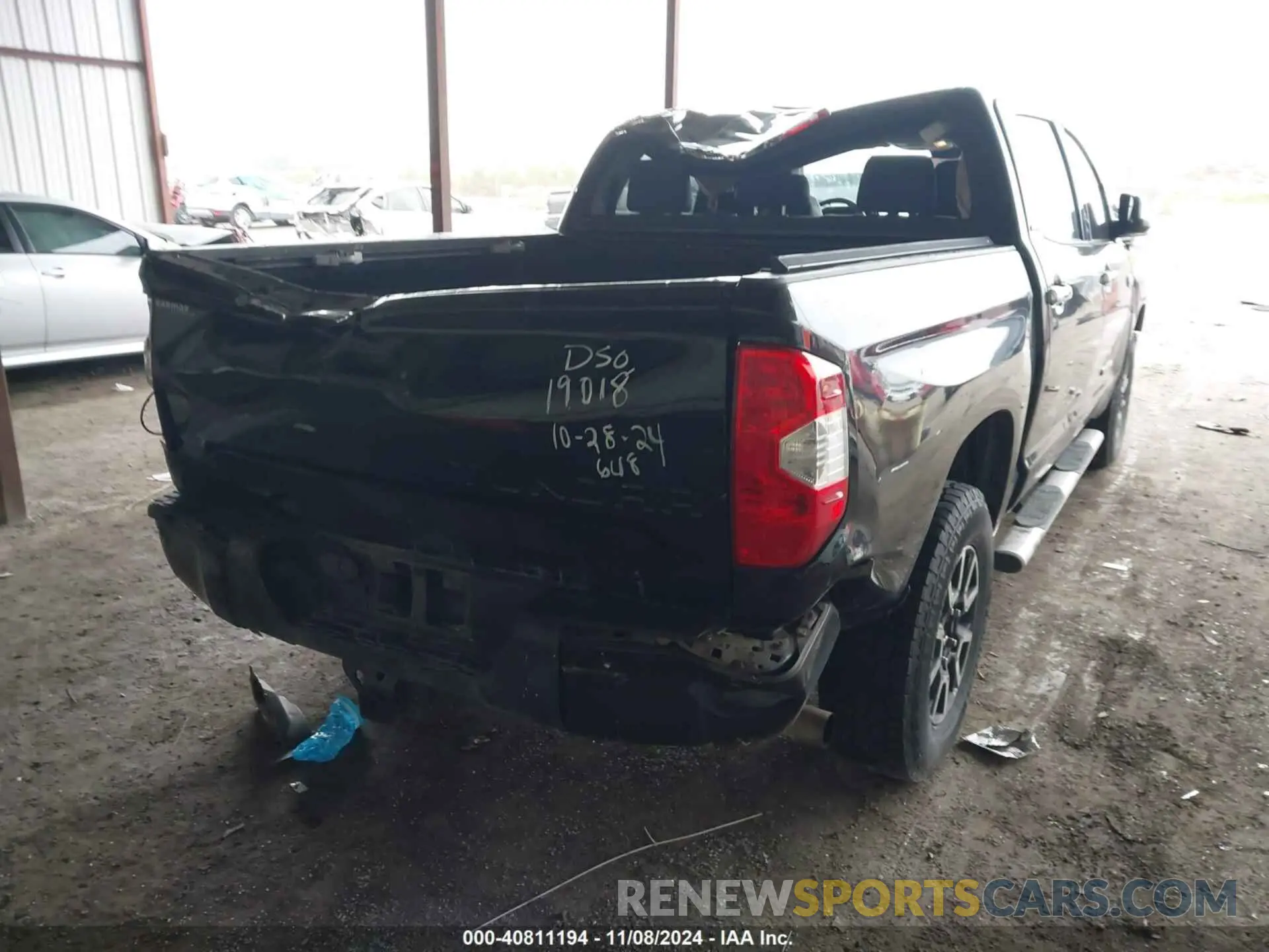 4 Photograph of a damaged car 5TFHY5F10KX858474 TOYOTA TUNDRA 2019