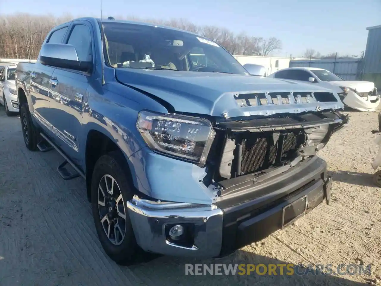 1 Photograph of a damaged car 5TFHY5F11KX846656 TOYOTA TUNDRA 2019