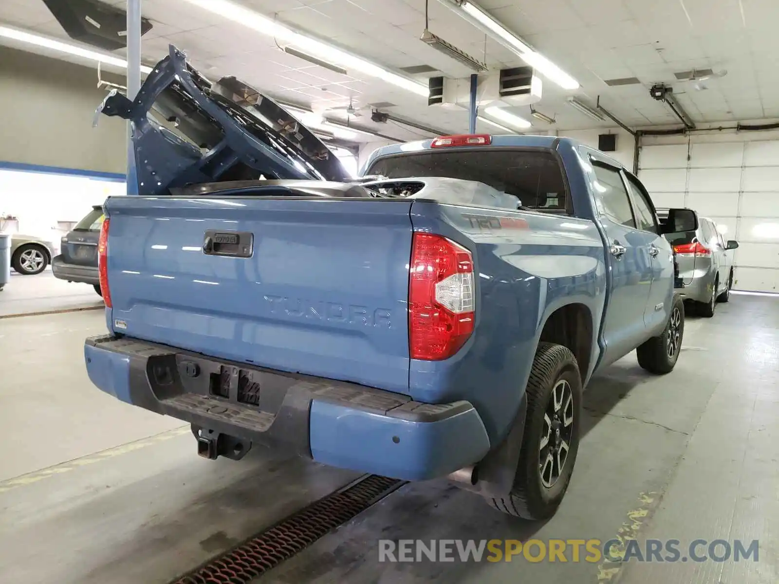 4 Photograph of a damaged car 5TFHY5F12KX783423 TOYOTA TUNDRA 2019