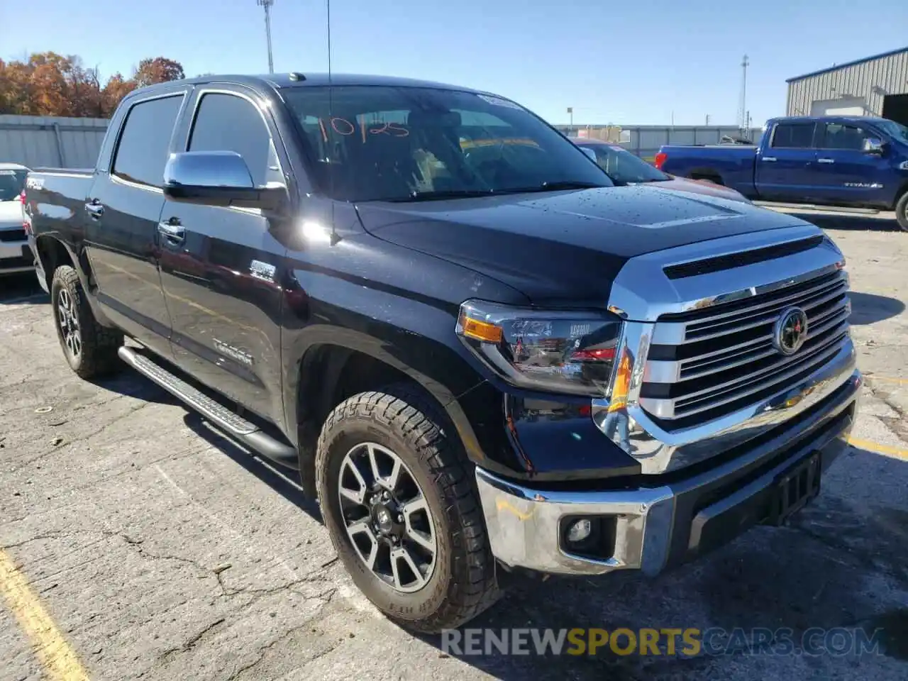 1 Photograph of a damaged car 5TFHY5F12KX869136 TOYOTA TUNDRA 2019