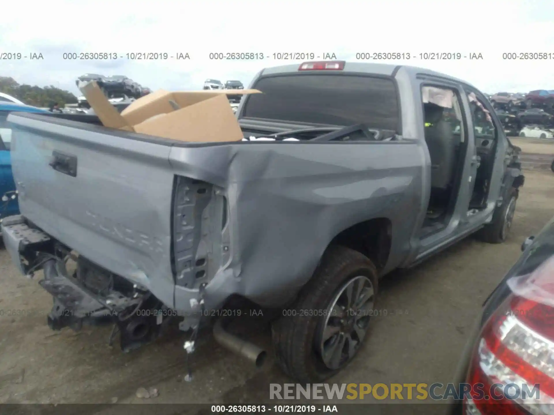 4 Photograph of a damaged car 5TFHY5F13KX809298 TOYOTA TUNDRA 2019