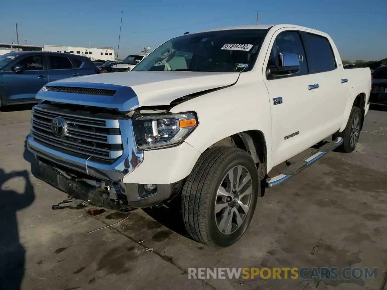 2 Photograph of a damaged car 5TFHY5F13KX818860 TOYOTA TUNDRA 2019