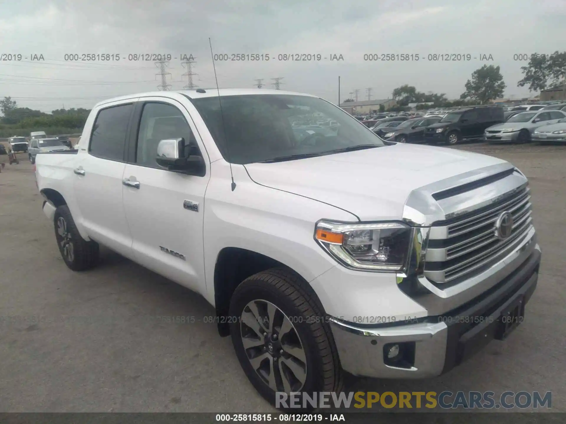 1 Photograph of a damaged car 5TFHY5F13KX827333 TOYOTA TUNDRA 2019