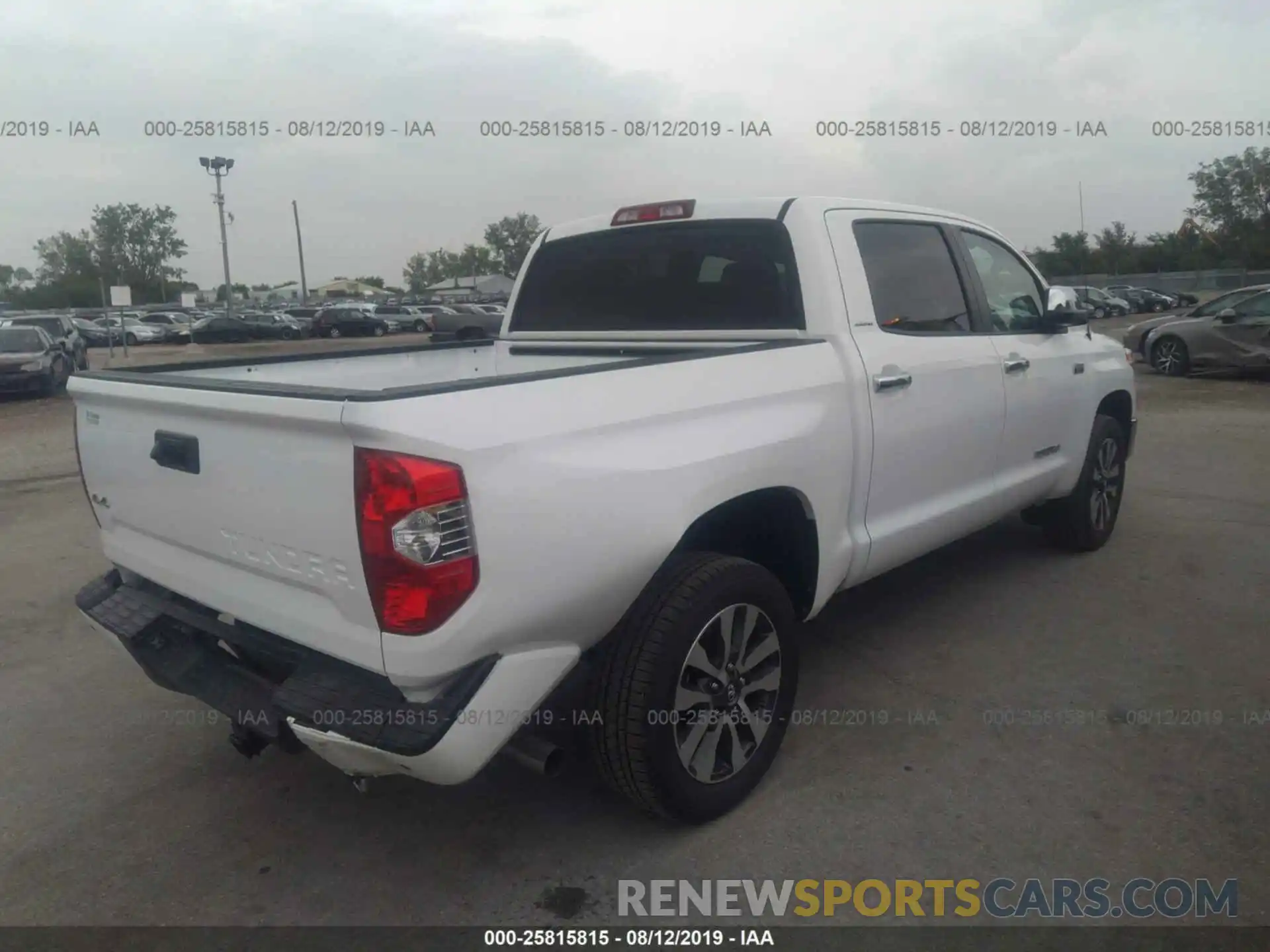 4 Photograph of a damaged car 5TFHY5F13KX827333 TOYOTA TUNDRA 2019