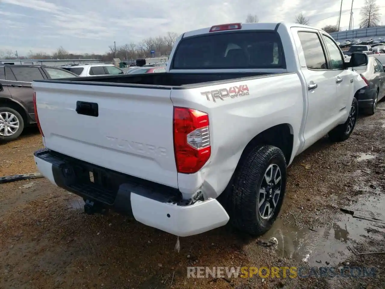 4 Photograph of a damaged car 5TFHY5F13KX861661 TOYOTA TUNDRA 2019