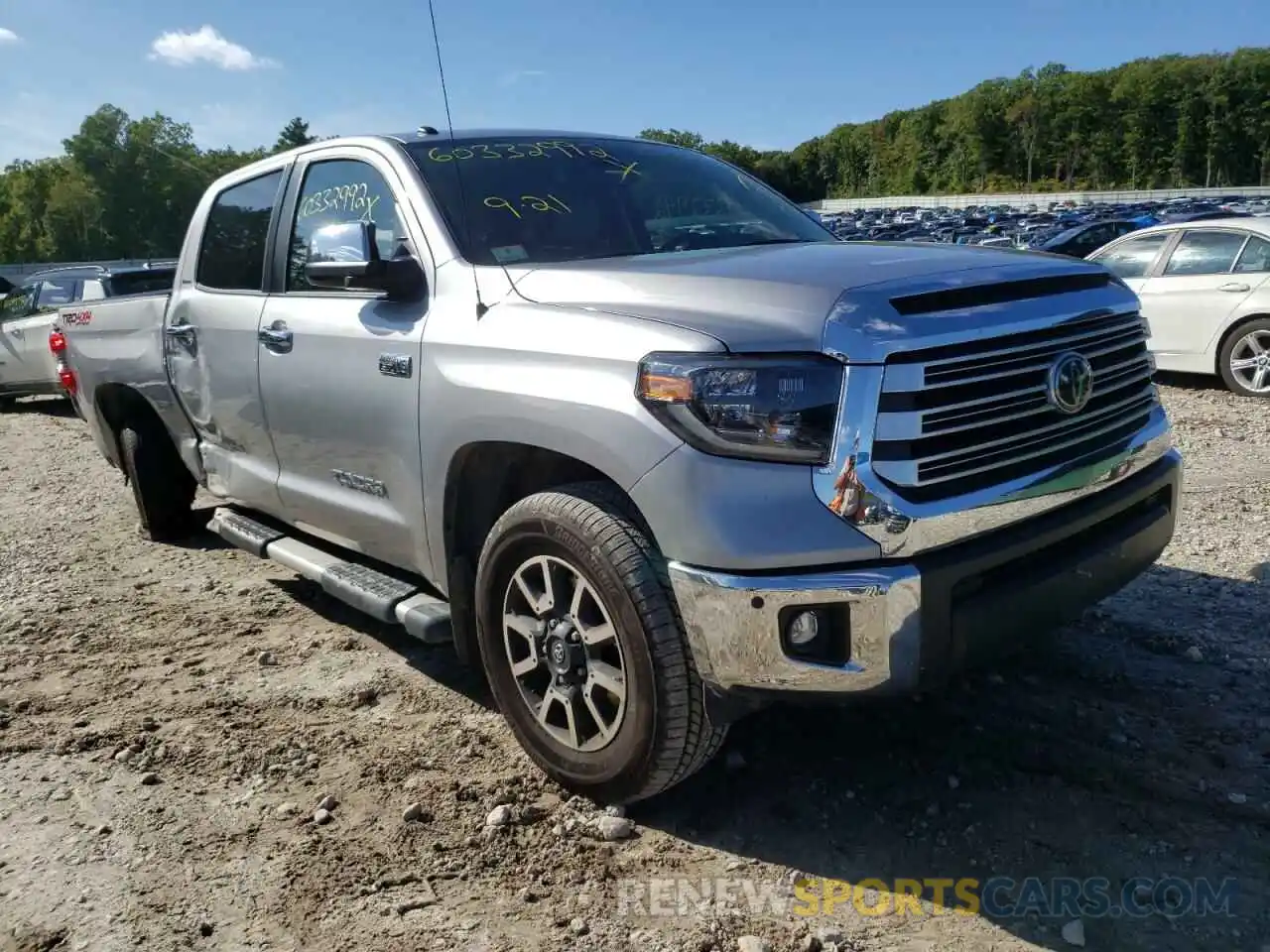 1 Photograph of a damaged car 5TFHY5F13KX863913 TOYOTA TUNDRA 2019