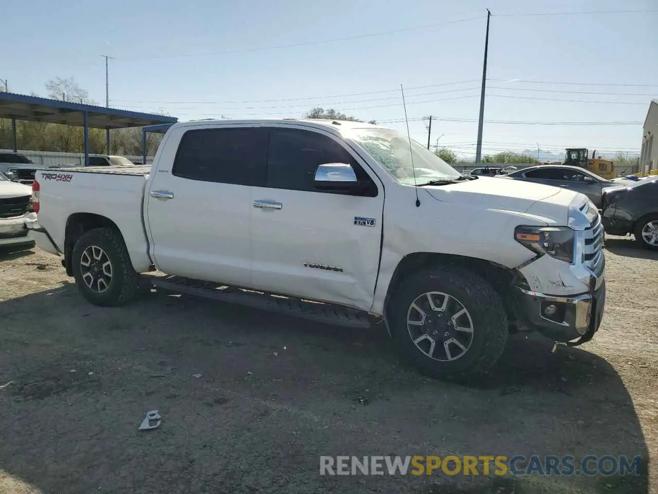 4 Photograph of a damaged car 5TFHY5F14KX791524 TOYOTA TUNDRA 2019