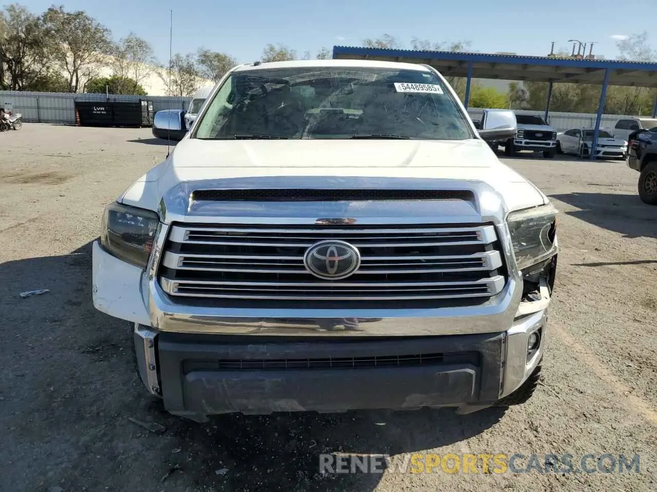 5 Photograph of a damaged car 5TFHY5F14KX791524 TOYOTA TUNDRA 2019