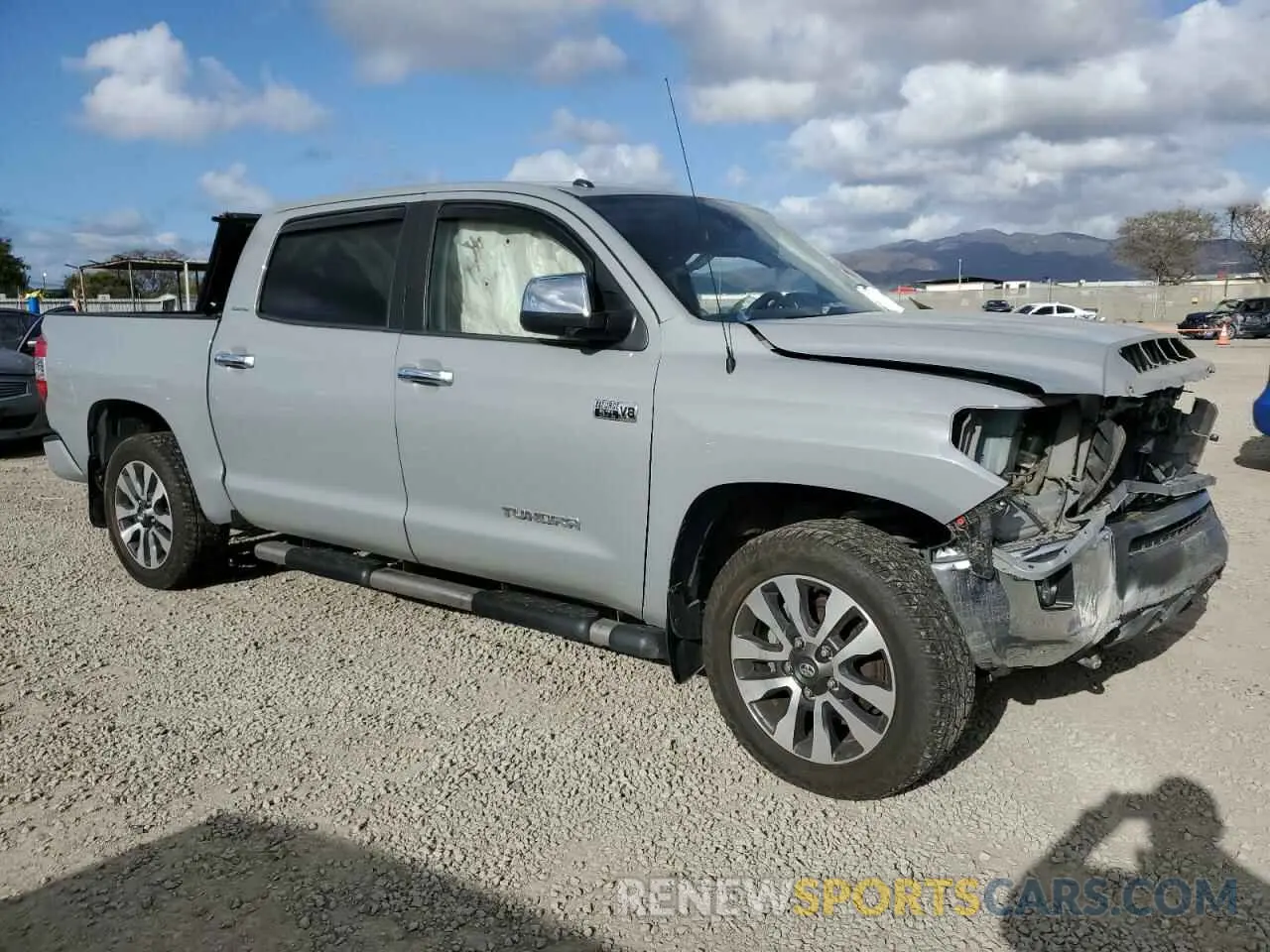4 Photograph of a damaged car 5TFHY5F14KX812677 TOYOTA TUNDRA 2019