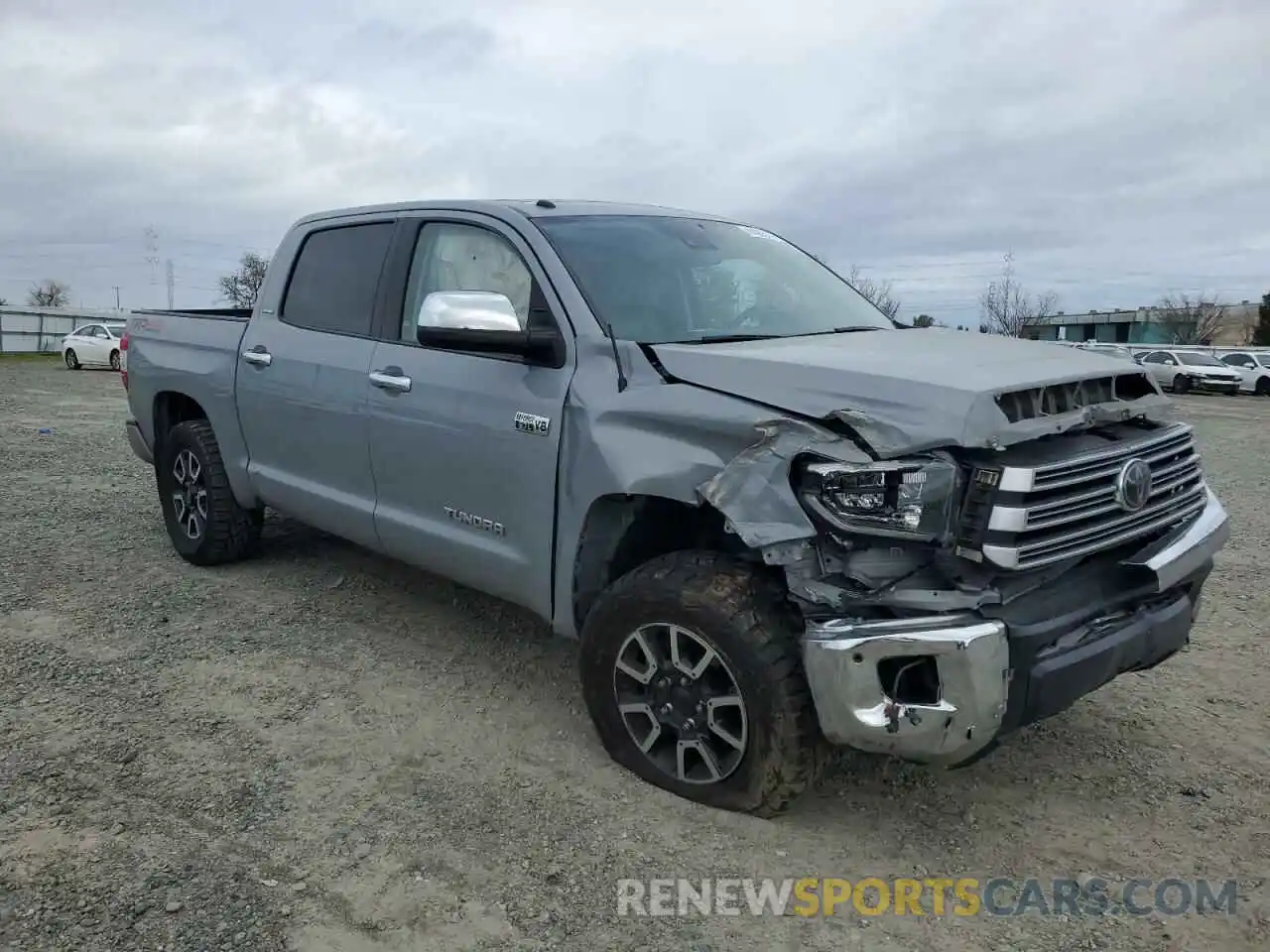 4 Photograph of a damaged car 5TFHY5F14KX865301 TOYOTA TUNDRA 2019