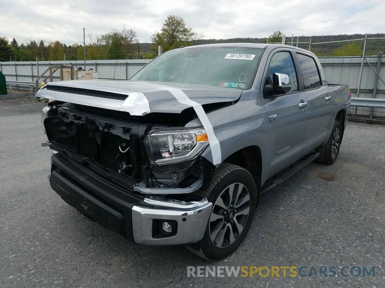 2 Photograph of a damaged car 5TFHY5F14KX870000 TOYOTA TUNDRA 2019