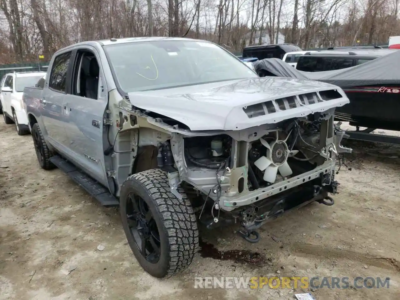 1 Photograph of a damaged car 5TFHY5F15KX799261 TOYOTA TUNDRA 2019