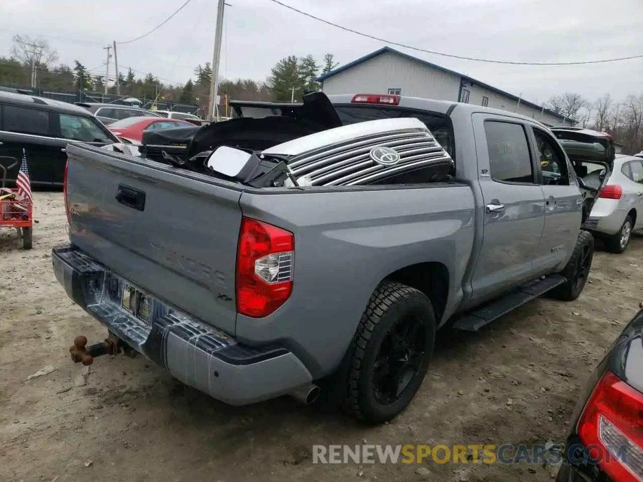 4 Photograph of a damaged car 5TFHY5F15KX799261 TOYOTA TUNDRA 2019