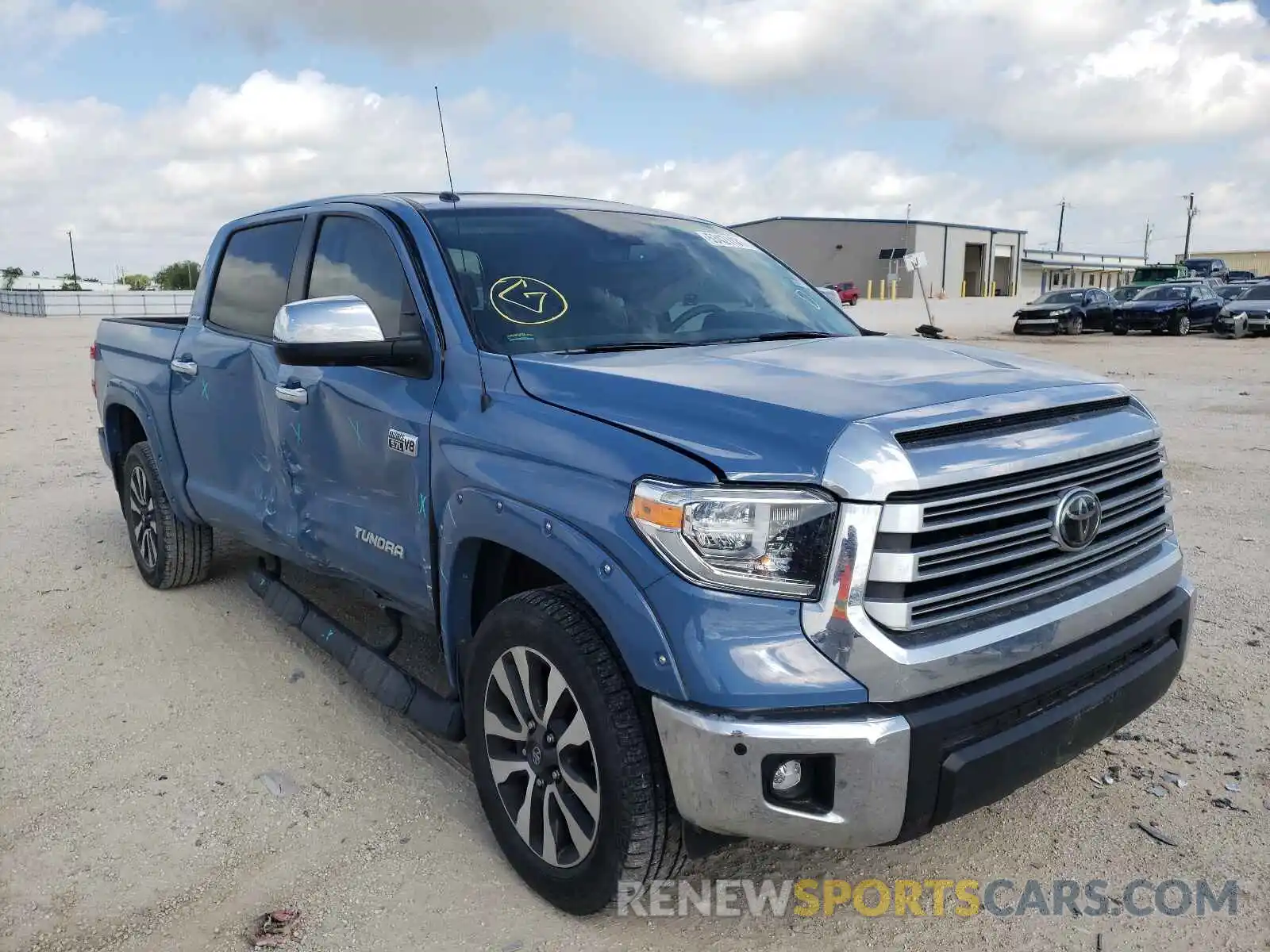 1 Photograph of a damaged car 5TFHY5F15KX822456 TOYOTA TUNDRA 2019