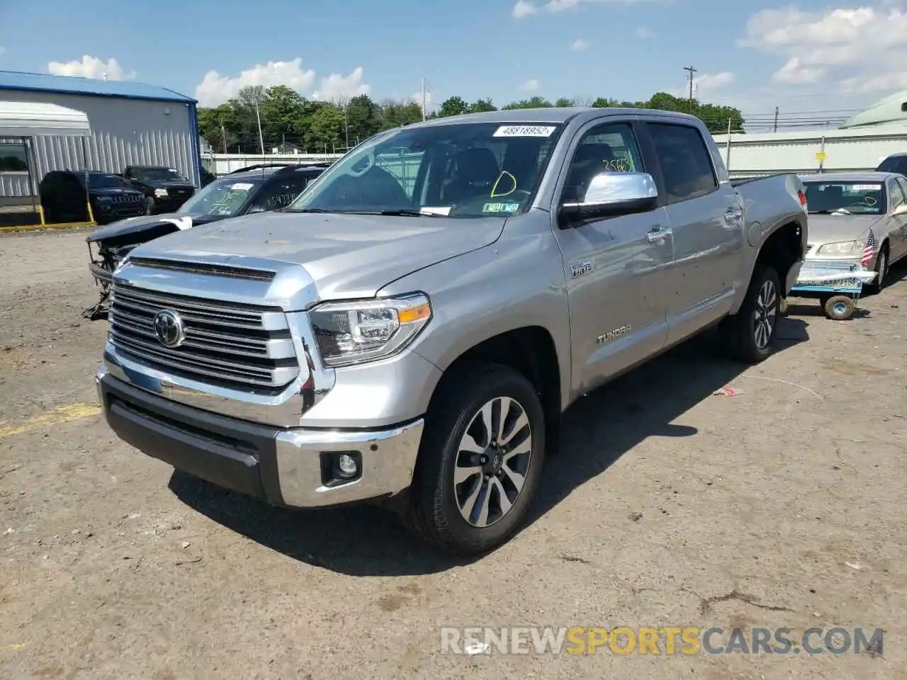 2 Photograph of a damaged car 5TFHY5F17KX805464 TOYOTA TUNDRA 2019